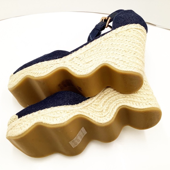 BCBGMAXAZRIA} Abell Denim Wedge Espadrille - Picture 7 of 13